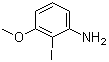 2-碘-3-甲氧基苯胺分子结构 (CAS 98991-09-4)