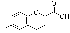 6-氟色满-2-羧酸分子结构 (CAS 99199-60-7)