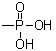 甲基膦酸分子结构 (CAS 993-13-5)
