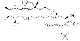 柴胡次皂苷 A分子结构 (CAS 99365-21-6)