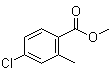 4-氯-2-甲基苯甲酸甲酯分子结构 (CAS 99585-12-3)