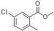 5-氯-2-甲基苯甲酸甲酯分子结构 (CAS 99585-13-4)